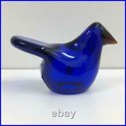 Limited iittala Bird Scope Sieppo Cobalt blue × Brown O. Toikka