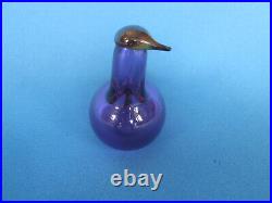 Littala Birds by Toika Nuutajarvi Marsh Duck 1991 signed by artist