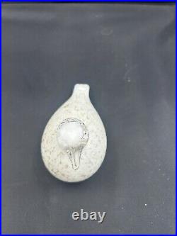 Littala Finnish Speckled White Bird Dove Tern Art Glass Figurine 4