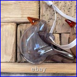 NEW Iittala Bird Glass Ornament Set of 3 WithBox From Japan Rare #8133