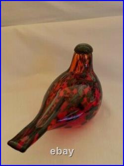 NWT littala Toikka Glass Ruby Red Bird