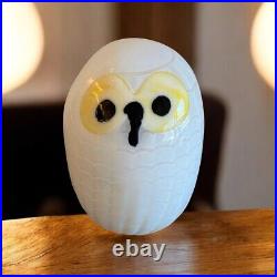 Near Mint iittala Bird by Toikka Northern Owl White Oiva Toikka Scope Used