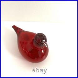 New Iittala Little Tern Bird Cranberry Finland