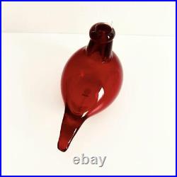 New Iittala Little Tern Bird Cranberry Finland