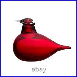 New Iittala Little Tern Bird Cranberry Finland