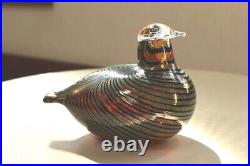 Nuutajarvi Atlas Bird KOP 1986 Figurine Oiva Toikka Iittala Birds #1 Nuutajarvi Atlas Bird KOP 1986 Figurine Oiva Toikka Iittala Birds #1