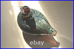 Nuutajarvi Atlas Bird KOP 1986 Figurine Oiva Toikka Iittala Birds #1 Nuutajarvi Atlas Bird KOP 1986 Figurine Oiva Toikka Iittala Birds #1