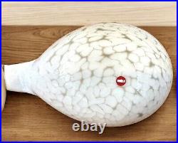 O. Toikka Nuutajarvi Finland Glass Partridge/Dove/Bird Signed Excellent