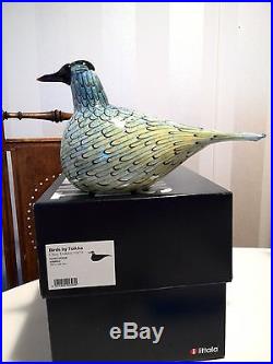 Oiva Toikka Art Glass Bird RUSEE GREBE Iittala Nuutajärvi Finland