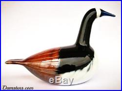 Oiva Toikka Bird Barnacle Goose Art Glass Design Birds Iittala Finland
