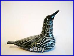 Oiva Toikka Bird Black-Throated Diver Design Glass Birds Iittala Finland