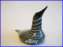 Oiva Toikka Bird Black-Throated Diver Design Glass Birds Iittala Finland