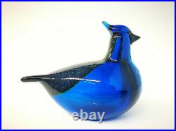 Oiva Toikka Bird Blue Jay Annual Bird 1999 Design glass Birds by Toikka Iittala