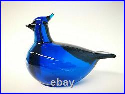 Oiva Toikka Bird Blue Jay Annual Bird 1999 Design glass Birds by Toikka Iittala