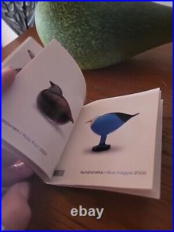 Oiva Toikka Bird Guillemot Kiisla 1994 Nuutajärvi Finland Iittala Arabia With Book