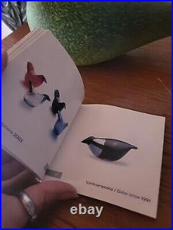Oiva Toikka Bird Guillemot Kiisla 1994 Nuutajärvi Finland Iittala Arabia With Book