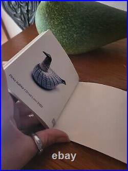 Oiva Toikka Bird Guillemot Kiisla 1994 Nuutajärvi Finland Iittala Arabia With Book