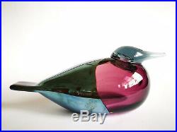 Oiva Toikka Bird PARISH CLERK Design Glass Birds Iittala Finland