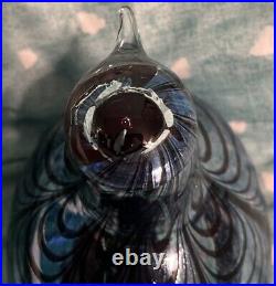 Oiva Toikka Bird Pheasant Nuutajarvi Finland Signed Art Glass iittala EUC 11 Ec