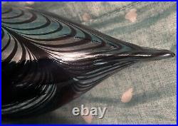 Oiva Toikka Bird Pheasant Nuutajarvi Finland Signed Art Glass iittala EUC 11 Ec