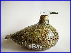 Oiva Toikka Bird Wild Goose Big Design Glass Art Birds Iittala Finland