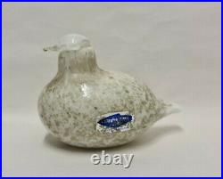 Oiva Toikka Birds Baby Grouse Ptarmigan 1981-1994 Nuutajärvi Arabia Iittala
