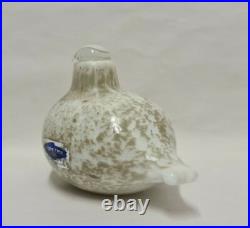 Oiva Toikka Birds Baby Grouse Ptarmigan 1981-1994 Nuutajärvi Arabia Iittala