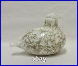 Oiva Toikka Birds Baby Grouse Ptarmigan 1981-1994 Nuutajärvi Arabia Iittala