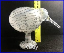 Oiva Toikka Birds Beach Kiwi Limited Edition 229/5000 Art Glass -Finland-Signed