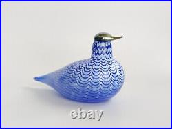 Oiva Toikka Blue Bird Nuutajärvi Finland Iittala Art Glass Design