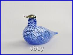 Oiva Toikka Blue Bird Nuutajärvi Finland Iittala Art Glass Design