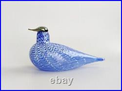 Oiva Toikka Blue Bird Nuutajärvi Finland Iittala Art Glass Design