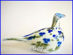 Oiva Toikka Dove Finland 90 years Anniversary Bird Glass Design Iittala Finland
