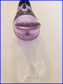 Oiva Toikka Flycatcher Sieppo Iittala Bird Nuutajarvi Finland Signed 1970 Arabia
