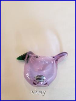 Oiva Toikka Flycatcher Sieppo Iittala Bird Nuutajarvi Finland Signed 1970 Arabia