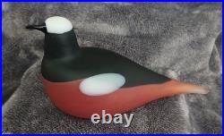 Oiva Toikka For littila Mountain Redstart Glass Bird Excellent Condition Oiva Toikka For littila Mountain Redstart Glass Bird Excellent Condition