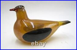 Oiva Toikka Golden Dove Annual Bird 2001 Kultakyyhky Art Glass Iittala Finland