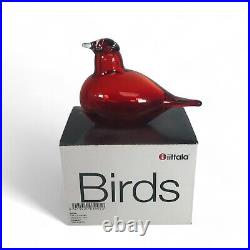 Oiva Toikka Iittala Art Glass Little Tern Red