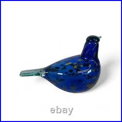 Oiva Toikka Iittala Art Glass Sinikki Bird