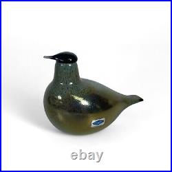 Oiva Toikka Iittala Art Glass iridescent Luster Bird