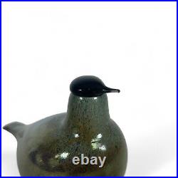 Oiva Toikka Iittala Art Glass iridescent Luster Bird