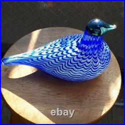 Oiva Toikka Iittala Birds Blue Bird 1991 1994 Vintage Japan Used 21.0×12.0×9.5cm