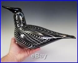 Oiva Toikka Iittala Finland Modernist Scandinavian Art Glass Bird Sculpture