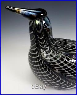 Oiva Toikka Iittala Finland Modernist Scandinavian Art Glass Bird Sculpture