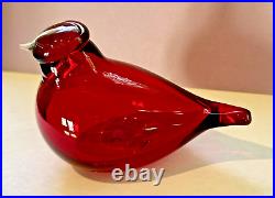 Oiva Toikka Iittala Little Cranberry Tern Introduced 1996