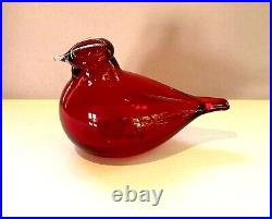 Oiva Toikka Iittala Little Cranberry Tern Introduced 1996