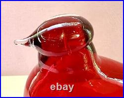 Oiva Toikka Iittala Little Cranberry Tern Introduced 1996