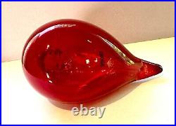 Oiva Toikka Iittala Little Cranberry Tern Introduced 1996