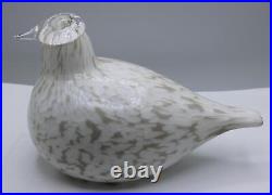 Oiva Toikka Nuutajarvi Notsjo Finland Speckled Willow Grouse Bird Figurine
