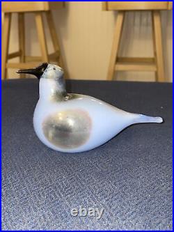 Oiva Toikka Nuutajarvi Special Glass Bird by Toikka Iittala Finland Sky Curlew